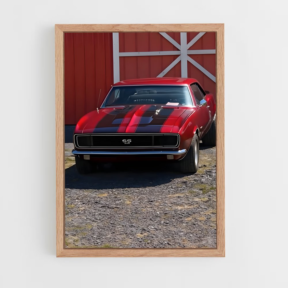 Poster Camaro Rétro – affiche Chevrolet (vue 4)